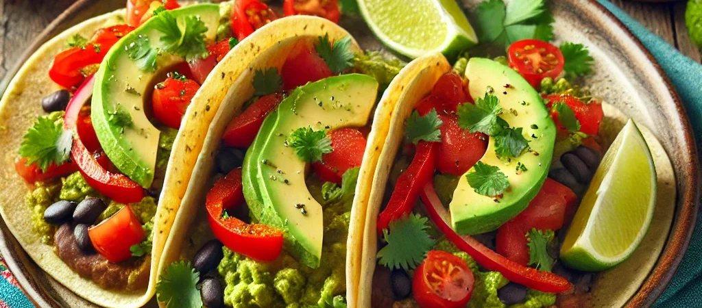 🥑 Tacos Végétariens aux Haricots Noirs & Avocat 🌮🌱